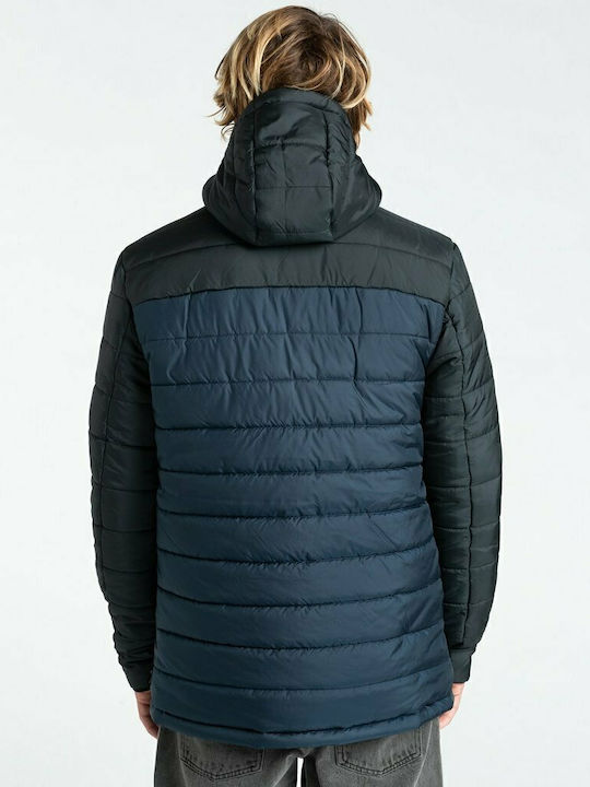 Surf Check Χειμωνιάτικο Μπουφάν Puffer Navy Μπλε