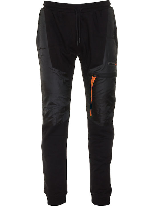 Pila Jogginghose mit Gummizug Schwarz
