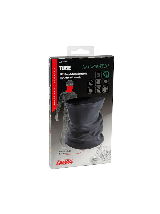 Lampa Motorcycle Rider Neck Warmer Cotton Black Color