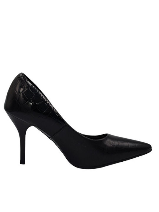 Beira Rio Gova Black patent leather 4122.900 VERNIZ CROCO