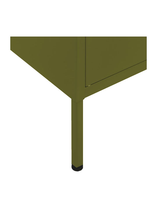 Kabinett Büro Λαδί 80x35x101.5cm