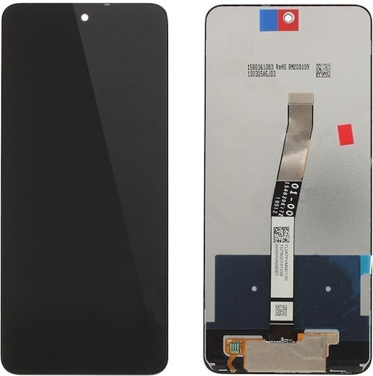 Οθόνη με Μηχανισμό Αφής για Redmi Note 9 Pro / Note 9s (Μαύρο)