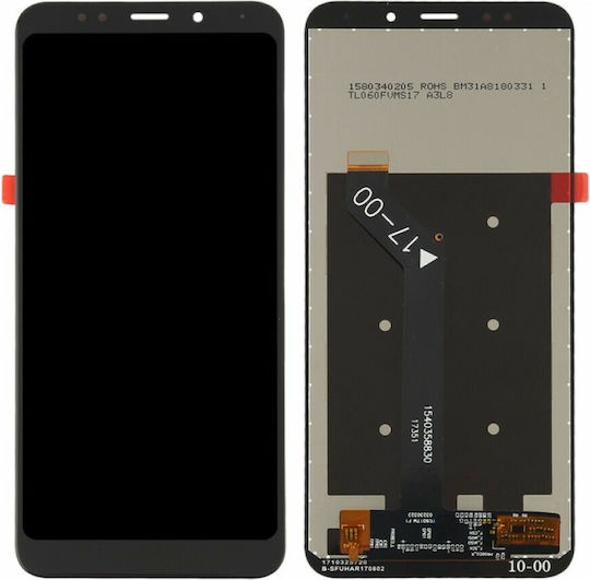Οθόνη με Μηχανισμό Αφής για Redmi 5 Plus (Μαύρο)