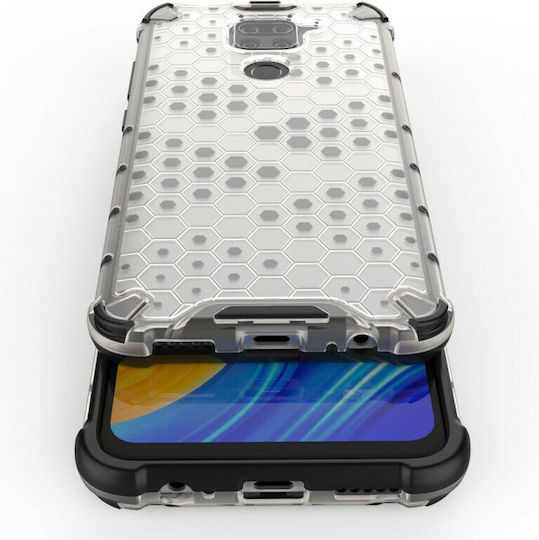 Hurtel Honeycomb Back Cover Πλαστικό Διάφανο (Redmi Note 9)