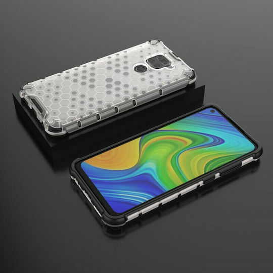 Hurtel Honeycomb Back Cover Πλαστικό Διάφανο (Redmi Note 9)