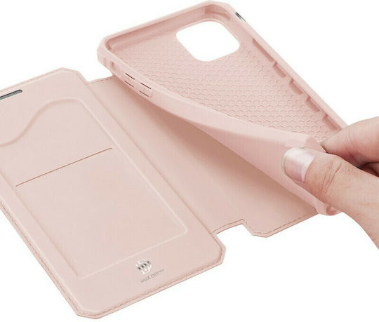 Dux Ducis Skin Pro Книга Изкуствена кожа Розов (iPhone 12 / 12 Pro)