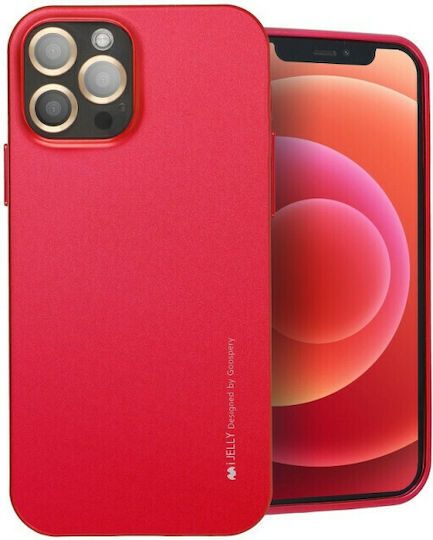 Mercury i-Jelly Back Cover Σιλικόνης Κόκκινο (iPhone 13 Pro Max)