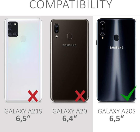 KWmobile Задна корица Дърво Кафяв (Galaxy A20s)