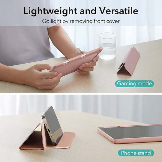 ESR Rebound Hybrid Flip Cover Pink (iPad 2019/2020/2021 10.2'')