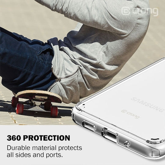 Crong Crystal Shield Back Cover Σιλικόνης Διάφανο (Galaxy S20 Ultra)
