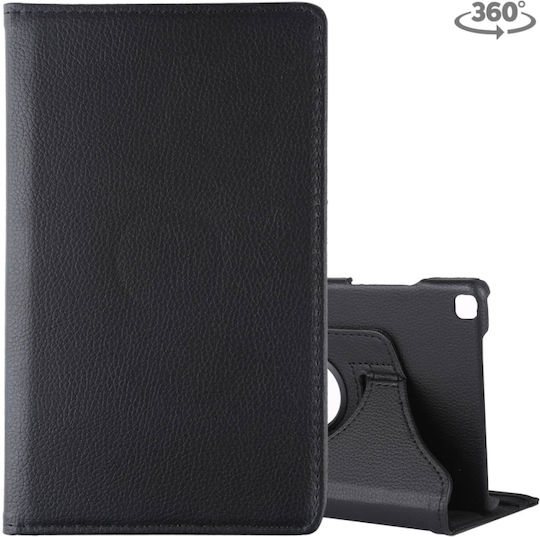 Flip Cover Δερμάτινη Περιστρεφόμενη Μαύρη (Galaxy Tab A 8.0 2019)