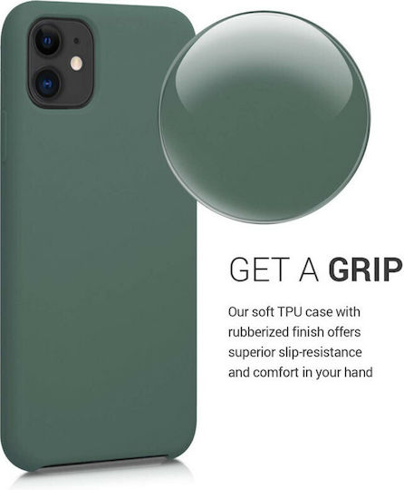 KWmobile Soft Flexible Back Cover Silicone Green (iPhone 11)