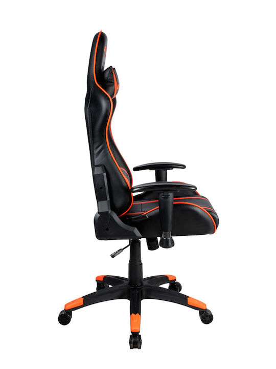 Canyon Fobos GС-3 Καρέκλα Gaming Δερματίνης με Ρυθμιζόμενα Μπράτσα Πορτοκαλί