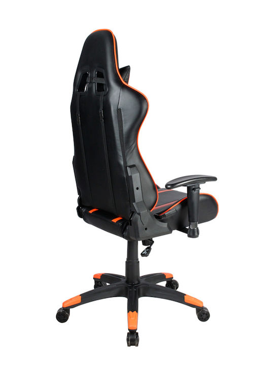 Canyon Fobos GС-3 Καρέκλα Gaming Δερματίνης με Ρυθμιζόμενα Μπράτσα Πορτοκαλί