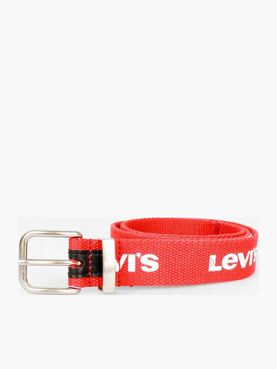 Levi's Детска колан Червена Core Webbing