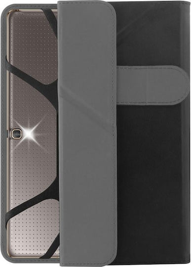 Puro Easy Flip Cover Δερματίνης Μαύρο (Universal 10")