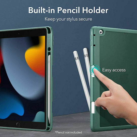ESR Rebound Hybrid Flip Cover Green iPad 2019/2020/2021 10.2''