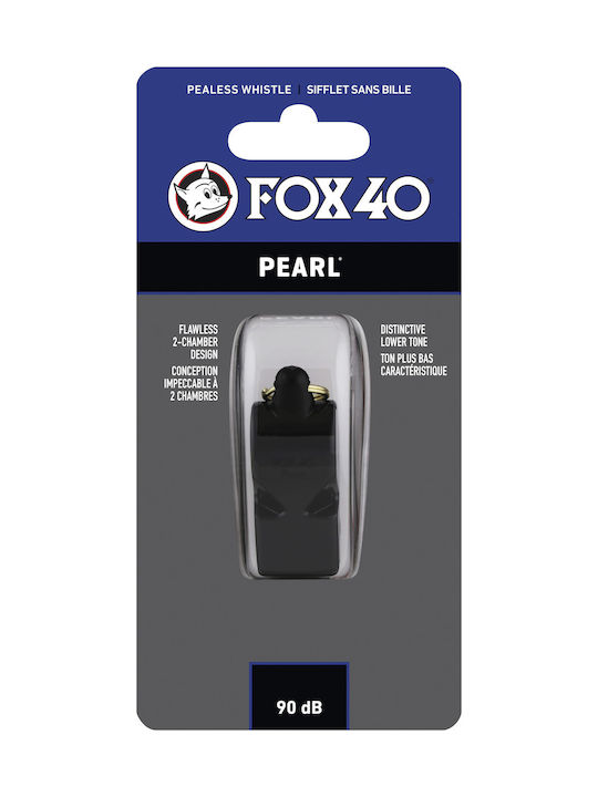 Fox40 Pearl Safety Referees / Coaches Whistle with Cord