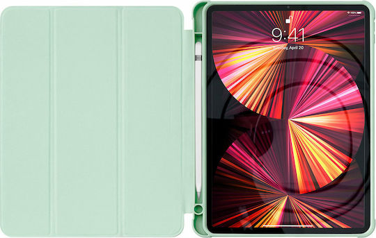 Hurtel Умен Флип Капак Светлозелен (iPad mini 2021 / mini 2024)