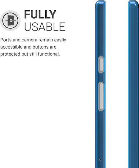 KWmobile Crystal Back Cover Blue / Transparent (Galaxy Tab A7 2020/2022) 53381.04