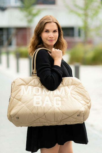 Childhome Shoulder/Hand Diaper Bag Mommy BR75832 Beige 55x30x40cm.