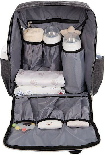 Kikka Boo Shoulder/Hand Diaper Bag Ivy Black 38x17x41cm.