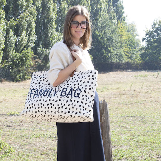 Childhome Τσάντα-Αλλαξιέρα Ώμου/Χειρός Family Leopard 55x18x40εκ.