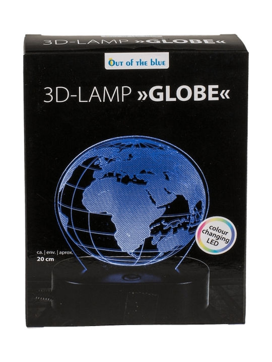 Out of the Blue Decorative Lamp 3D Illusion Black