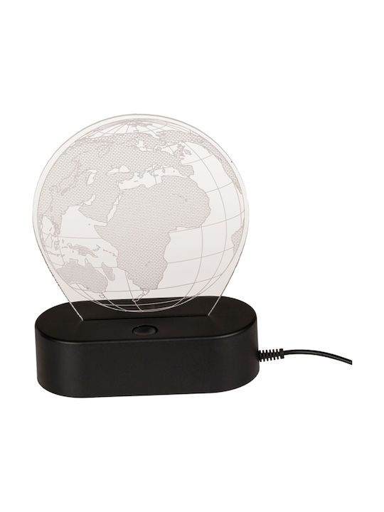 Out of the Blue Decorative Lamp 3D Illusion Black
