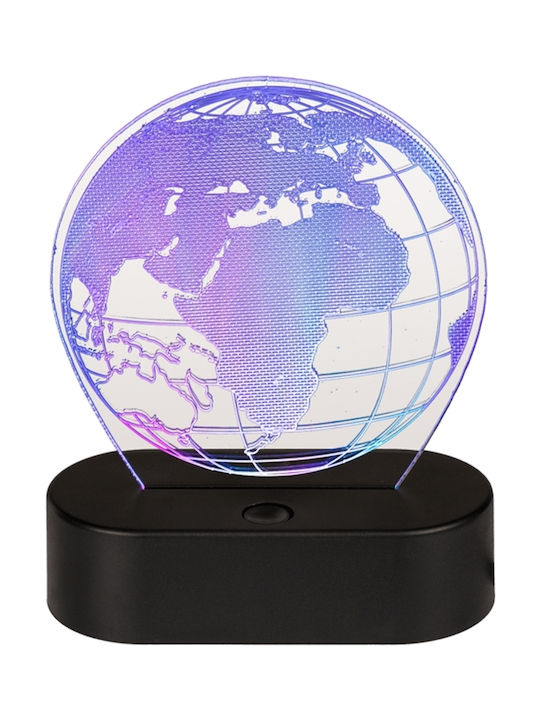 Out of the Blue Decorative Lamp 3D Illusion Black