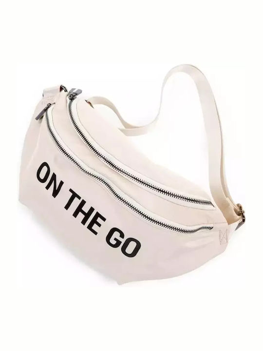 Banana On the Go Γυναικείο Τσαντάκι Μέσης Μπεζ