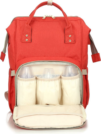 Τσάντα-Αλλαξιέρα Πλάτης Gabesy Bolsa Orange 27x21x42εκ.