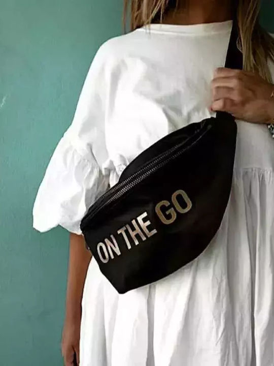 Banana On The Go Γυναικείο Τσαντάκι Μέσης Μαύρο