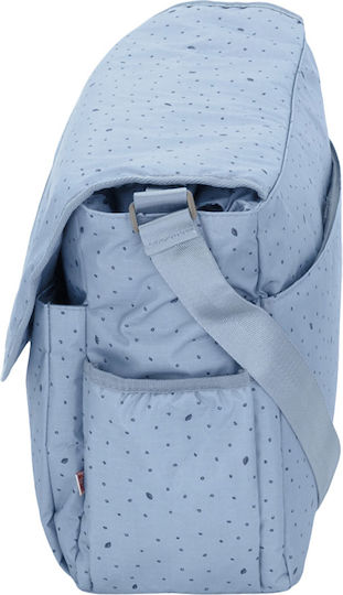 My Bag's Shoulder/Hand Diaper Bag Leaf Light Blue 38x30cm.