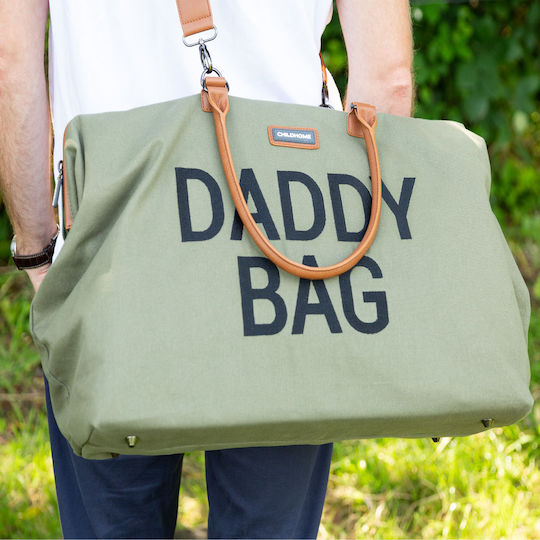 Childhome Τσάντα Μαιευτηρίου Ώμου/Χειρός Daddy Green 55x30x40εκ.
