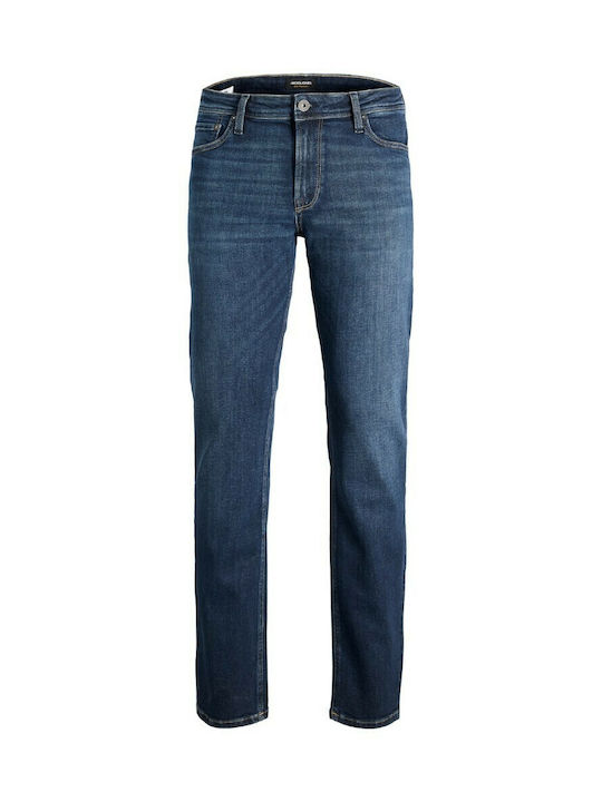 Herren Jeanshose Elastisch Marineblau