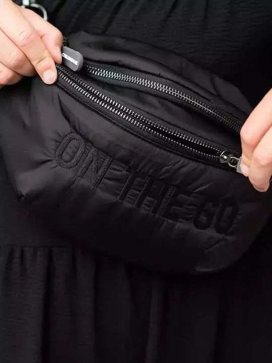 On The Go Γυναικείο Τσαντάκι Μέσης Μαύρο