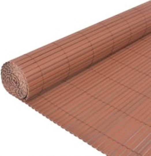 vidaXL Plastic Bamboo Fencing 1.1x3m
