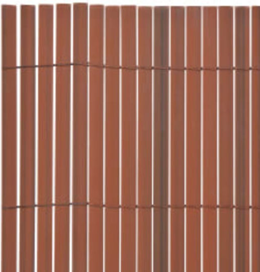 vidaXL Gard De Bambus Din Plastic 1.1x5m