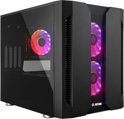 Chieftec Chieftronic M2 Gaming Mini Tower Κουτί Υπολογιστή με Πλαϊνό Παράθυρο Μαύρο