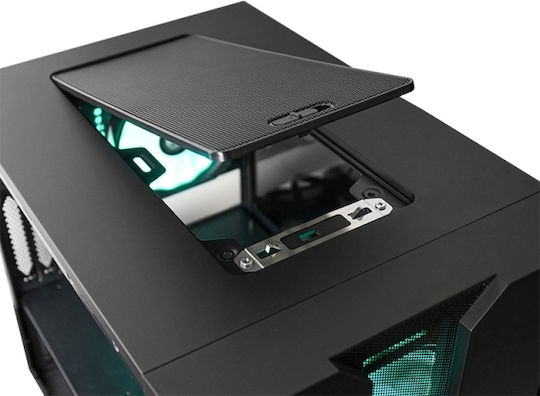 Chieftec Chieftronic M2 Gaming Mini Tower Κουτί Υπολογιστή με Πλαϊνό Παράθυρο Μαύρο