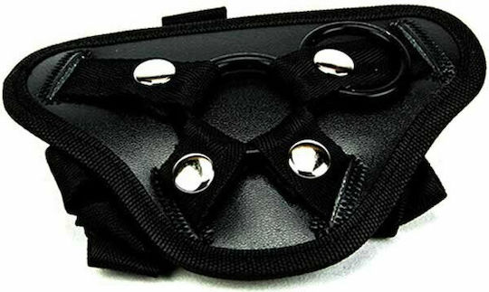 Loving Joy Beginners Pegging Harness με Dildo σε Μαύρο Χρώμα