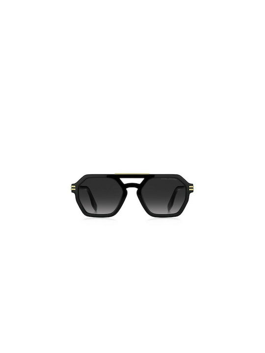 Marc Jacobs Men's Sunglasses with Black Plastic Frame and Black Gradient Lens MARC 587/S 8079O