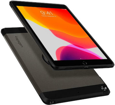 Spigen Tough Armor Coperta din spate Plastic / Silicon Rezistentă Gunmetal (iPad 2019/2020/2021 10.2'' - iPad 2019/2020/2021 10.2'') ACS00375