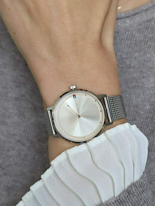 Tommy Hilfiger Pippa Women's Watch with Silver Metal Bracelet