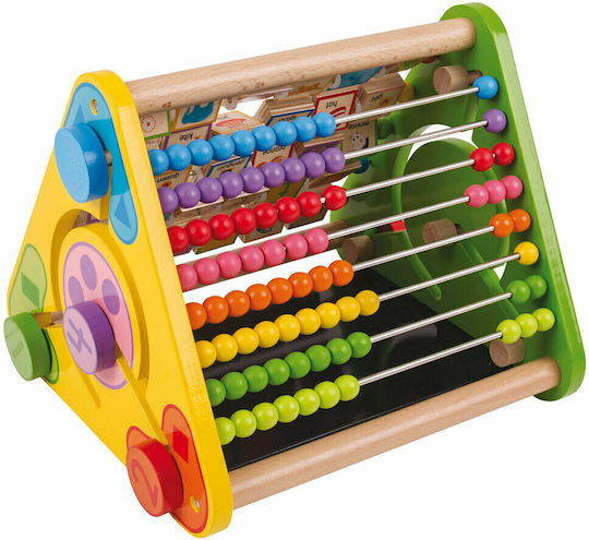 Big Jigs Κύβος Δραστηριοτήτων Triangular Activity Centre από Ξύλο για 12+ Μηνών