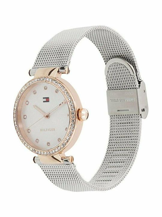 Tommy Hilfiger Lynn Women's Watch with Silver Metal Bracelet