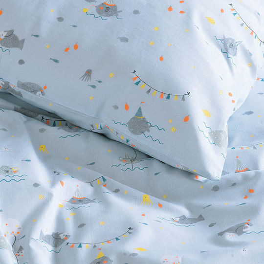 Rythmos Kids Duvet Cover Set Single Blue