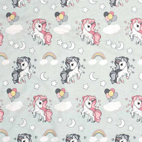Dimcol Unicorn Детски Плик за Завивка Единичен Памучен 106 160x240бр