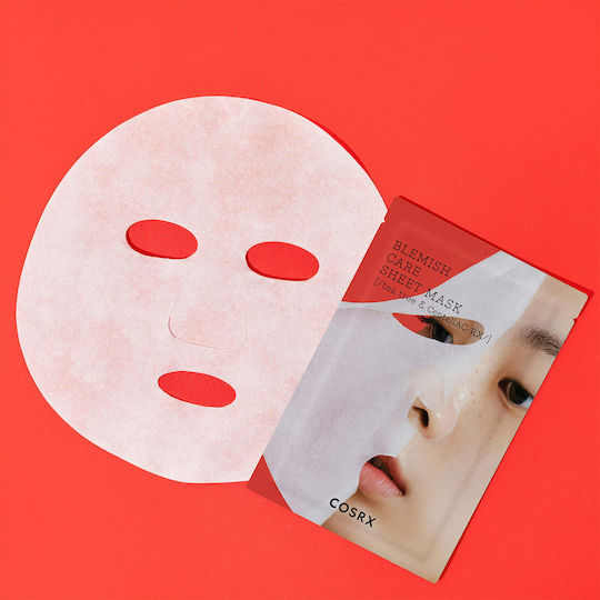 Cosrx Blemish Care Sheet Sheet Μάσκα Προσώπου για Καθαρισμό Με Νιασιναμίδη & Centella Asiatica